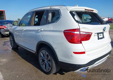 2016 BMW X3 xDrive28D from USA, damaged, VIN 5UXWY3C50G0N87398
